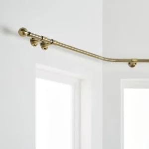 Ashton Metal Eyelet Bay Curtain Pole