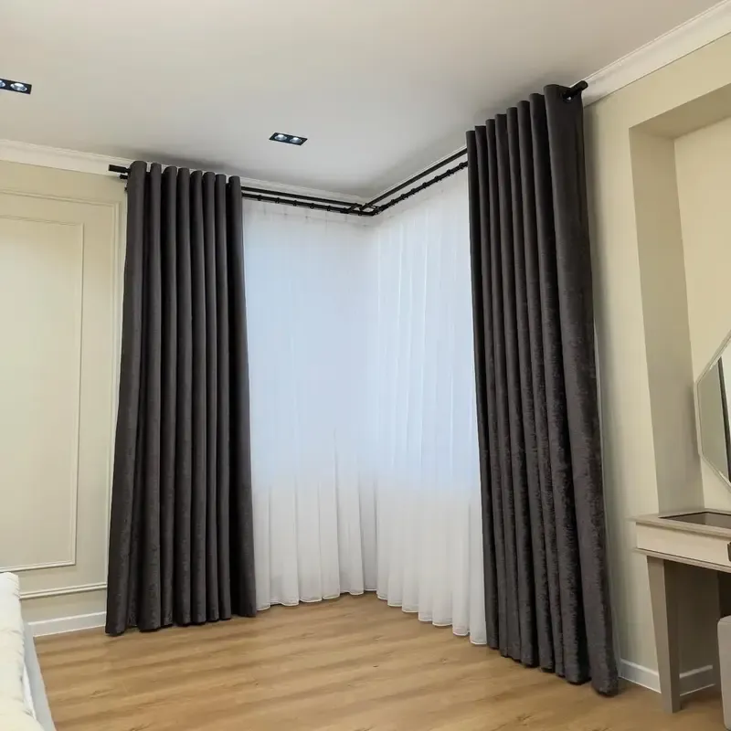 Blackout curtains installed in Dubai Marina