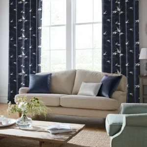 Laura Ashley Blue Animalia Made To Measure Curtains