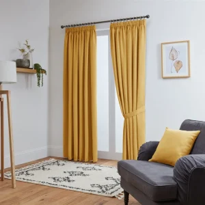 Ochre Blackout Curtains