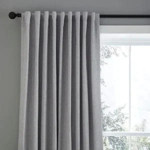 Chambray Microfibre Tab Top Curtains