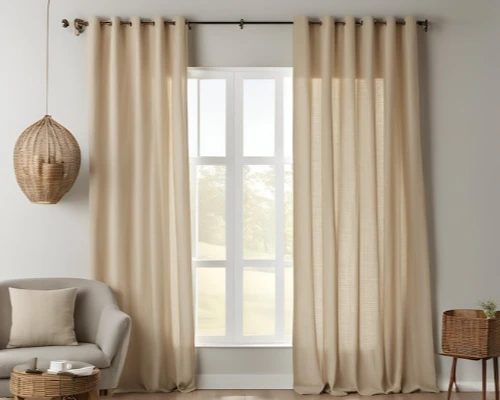 Linen Curtain Installed in Al Quoz Dubai