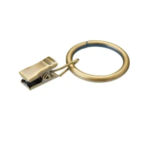 Steel Clip Curtain Rings – Pack of 6 or 12